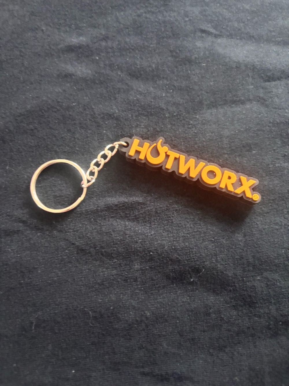 Hotworx Orange Logo Keychain